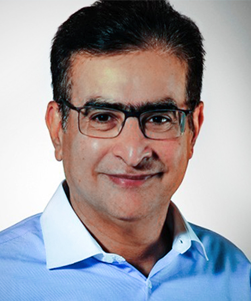 Portrait of Sudhir Mehta, Global Vice President of Optra Engineering and Product Management at Lexmark.