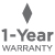 1-Year Onsite Repair, Next Business Day warranty logo