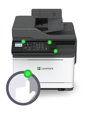  Lexmark Impresora multifunción láser a color CX825DTFE  (42K0042) : Productos de Oficina