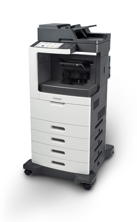 MX810 Series Monochrome Multifunction Laser Printer | Lexmark | Large Work