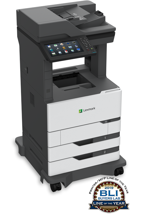 Stampante laser multifunzione monocromatica Serie MX820, Lexmark