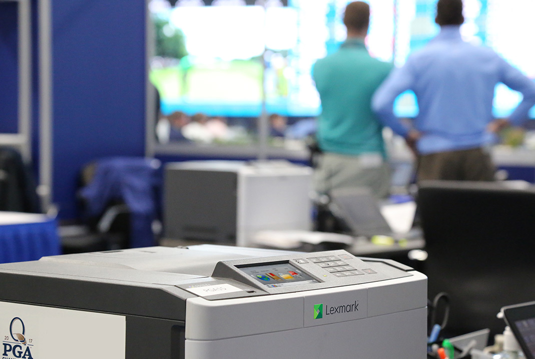 Lexmark printer at PGA