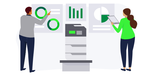 algorithm-based predictive support in Lexmark's Managed Print Services