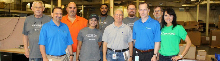 Group photo at volunteer opportunity