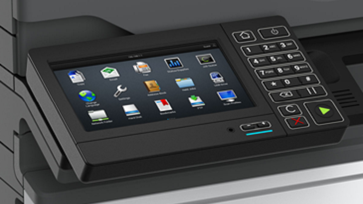 Printer touch screen