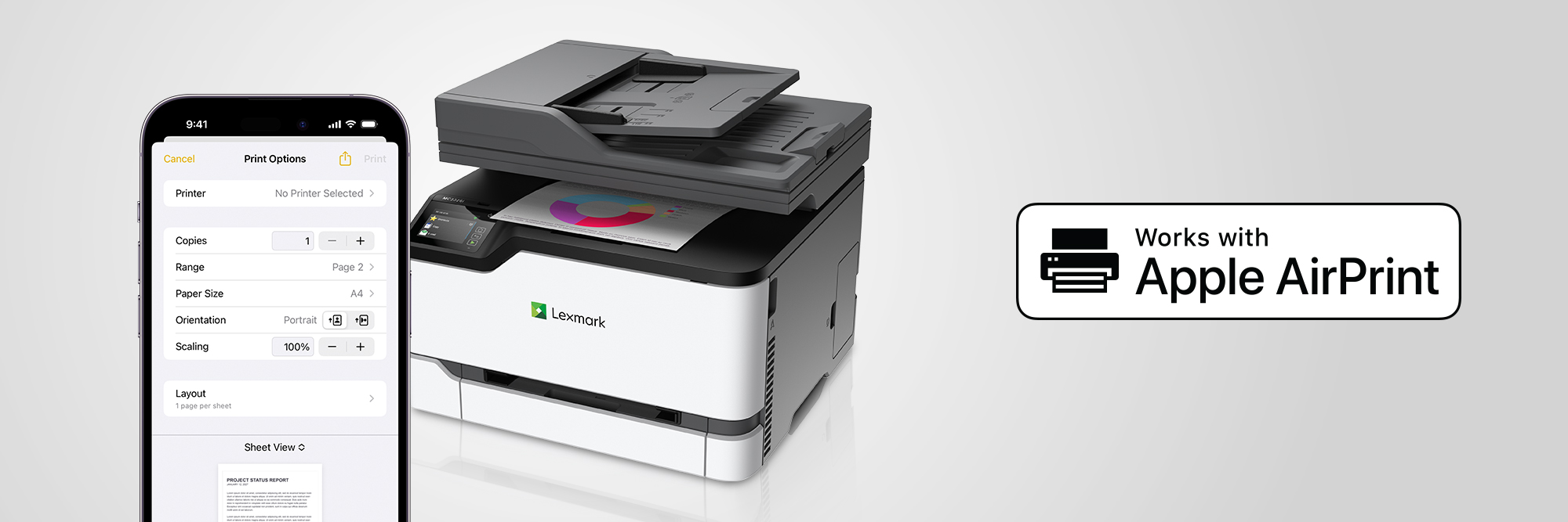 Printers for AirPrint and Apple devices