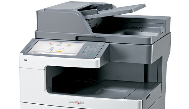 Side angle of the c950de printer. Cropped to show the top half of the printer